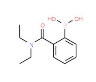 2-(N,N-Diethylaminocarbonyl)phenylboronic acid (CAS 129112-21-6) - chemical structure image