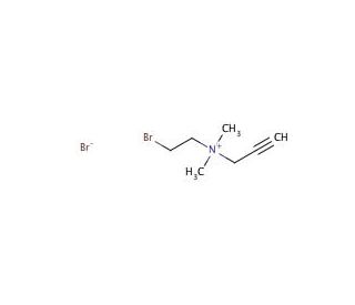 2-(N,N-Dimethyl-N-propargylammonium)-1-bromoethane Bromide (CAS 911678-16-5) - chemical structure image