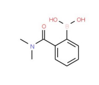 2-(N,N-Dimethylaminocarbonyl)phenylboronic acid (CAS 874219-16-6) - chemical structure image