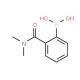 2-(N,N-Dimethylaminocarbonyl)phenylboronic acid (CAS 874219-16-6) - chemical structure image