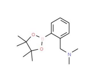 2-(N,N-Dimethylaminomethyl)phenylboronic acid, pinacol ester (CAS 129636-11-9) - chemical structure image