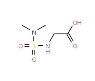 2-(N,N-Dimethylsulfamoylamino)acetic acid - chemical structure image