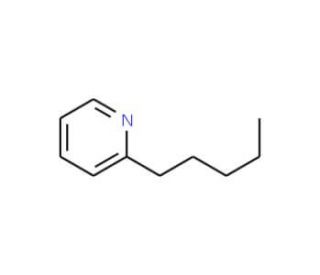 2-n-Pentylpyridine (CAS 2294-76-0) - chemical structure image