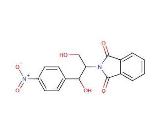 2-N-Phthalimide-amino-1-(4-nitrophenyl)-1,3-propanediol (CAS 24223-70-9) - chemical structure image
