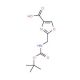 2-[N-(tert-butoxycarbonyl)aminomethyl]oxazole-4-carboxylic acid (CAS 182120-90-7) - chemical structure image