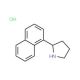 2-Naphthalen-1-yl-pyrrolidine hydrochloride (CAS 121193-91-7) - chemical structure image