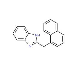 2-Naphthalen-1-ylmethyl-1H-benzoimidazole (CAS 42268-60-0) - chemical structure image