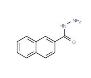2-Naphthoic hydrazide (CAS 39627-84-4) - chemical structure image
