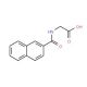 (2-naphthoylamino)acetic acid (CAS 69826-63-7) - chemical structure image