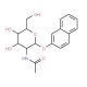 2-Naphthyl 2-acetamido-2-deoxy-b-D-glucopyranoside (CAS 131531-82-3) - chemical structure image