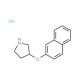 2-Naphthyl 3-pyrrolidinyl ether hydrochloride (CAS 127342-10-3) - chemical structure image