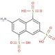 2-Naphthyl amine-4,6,8-trisulfonic acid (CAS 27310-25-4) - chemical structure image