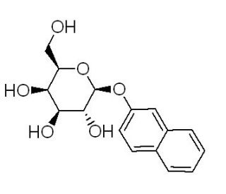 2-Naphthyl &beta;-D-galactopyranoside (CAS 33993-25-8) - chemical structure image