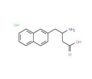 (2-Naphthyl)-D-beta-homoalanine hydrochloride (CAS 269398-90-5) - chemical structure image