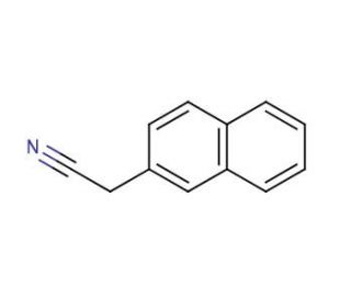2-Naphthylacetonitrile (CAS 7498-57-9) - chemical structure image