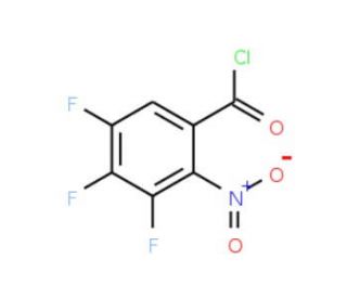 2-Nitro-3,4,5-trifluorobenzoyl chloride (CAS 173589-92-9) - chemical structure image