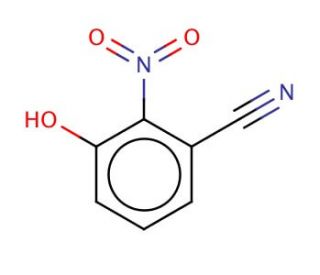 2-Nitro-3-hydroxy benzonitrile - chemical structure image