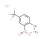 2-Nitro-4-(trifluoromethyl)phenylhydrazine hydrochloride - chemical structure image