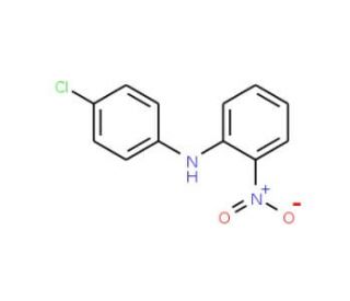 2-Nitro-4&prime;-chlorodiphenylamine (CAS 23008-56-2) - chemical structure image