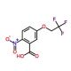 2-nitro-5-(2,2,2-trifluoroethoxy)benzoic acid - chemical structure image