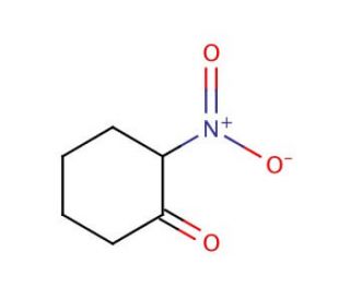 2-Nitrocyclohexanone (CAS 4883-67-4) - chemical structure image