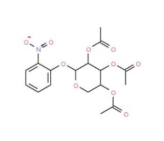 2-Nitrophenyl 2,3,4-tri-O-acetyl-b-D-xylopyranoside (CAS 10256-24-3) - chemical structure image
