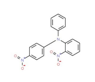2-Nitrophenyl-(4-nitrophenyl)phenylamine (CAS 887407-14-9) - chemical structure image