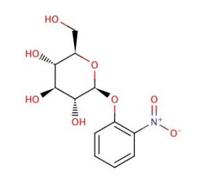 2-Nitrophenyl &beta;-D-glucopyranoside (CAS 2816-24-2) - chemical structure image