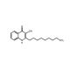 2-nonyl-3-hydroxy-4-quinolone - chemical structure image