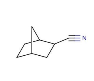 2-Norbornanecarbonitrile, mixture of endo and exo (CAS 2234-26-6) - chemical structure image