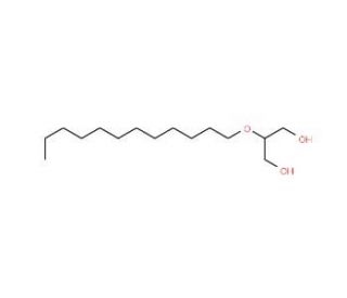 2-O-Dodecylglycerol (CAS 17174-67-3) - chemical structure image