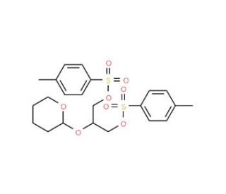 2-O-Tetrahydropyranyl-1,3-di-O-p-toluenesulphonylpropanetriol - chemical structure image
