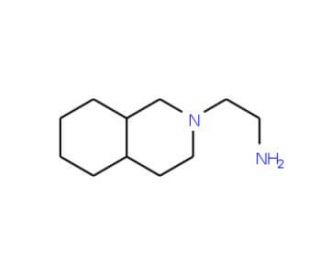 2-Octahydroisoquinolin-2(1H)-ylethanamine - chemical structure image