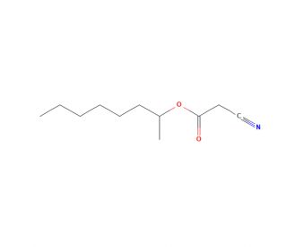 2-Octyl cyanoacetate (CAS 52688-08-1) - chemical structure image
