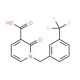 2-Oxo-1-[3-(trifluoromethyl)benzyl]-1,2-dihydro-3-pyridinecarboxylic acid - chemical structure image