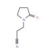 2-Oxo-1-pyrrolidinepropionitrile (CAS 7663-76-5) - chemical structure image