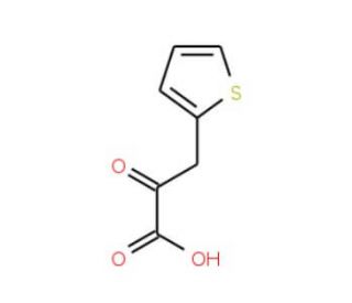 2-oxo-3-thien-2-ylpropanoic acid (CAS 15504-41-3) - chemical structure image