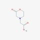 (2-Oxo-morpholin-4-yl)-acetic acid (CAS 302900-65-8) - chemical structure image