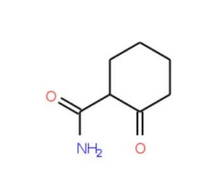 2-Oxocyclohexanecarboxamide (CAS 22945-27-3) - chemical structure image