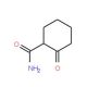 2-Oxocyclohexanecarboxamide (CAS 22945-27-3) - chemical structure image