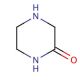 2-Oxopiperazine (CAS 5625-67-2) - chemical structure image