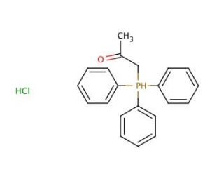 2-Oxopropyltriphenylphosphonium chloride (CAS 1235-21-8) - chemical structure image
