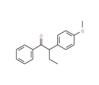 2-(p-Methoxyphenyl)butyrophenone (CAS 35258-39-0) - chemical structure image