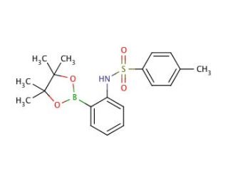 2-(p-Toluenesulfonylamino)phenylboronic acid pinacol ester (CAS 796061-07-9) - chemical structure image