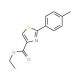 2-p-Tolyl-thiazole-4-carboxylic acid ethyl ester (CAS 132089-32-8) - chemical structure image