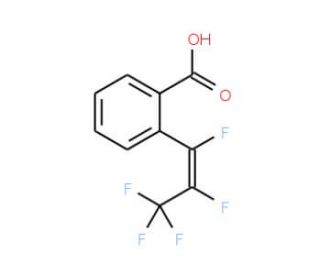 2-(Pentafluoropropenyl)benzoate (CAS 53841-60-4) - chemical structure image