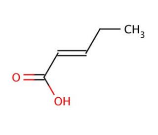 2-Pentenoic acid (CAS 13991-37-2) - chemical structure image