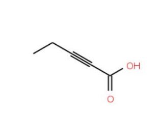 2-Pentynoic acid (CAS 5963-77-9) - chemical structure image