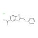 2-Phenethyl-1H-benzoimidazole-5-carboxylic acid hydrochloride - chemical structure image