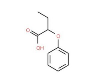 2-Phenoxybutanoic acid (CAS 13794-14-4) - chemical structure image